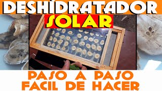 Crea Tu Deshidratador Solar  Deshidratador Solar Casero Fácil  Como Hacer un Deshidratador Solar [upl. by Narih316]