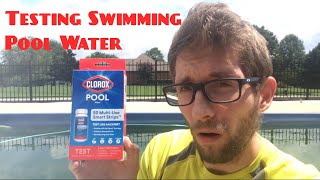 How to Test Swimming Pool Water using Clorox Pool App [upl. by Child]