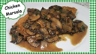 Classic Chicken Marsala Recipe  Just like Olive Garden [upl. by Nellek]