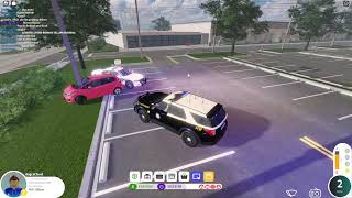 Pembroke pines FL Roblox Fl Highway patrol Police chase [upl. by Materi]