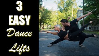 3 Easy Dance Lifts Partnering tips [upl. by Stoneham]