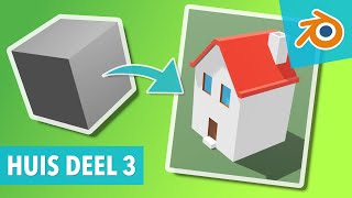 🇳🇱 6  HUIS MODELLEREN DEEL 33  Blender 28 tutorial Nederlands [upl. by Brookner]