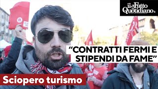 quotContratti fermi paghe da fame e straordinari non retribuitiquot i lavoratori allo sciopero di Milano [upl. by Etyak]