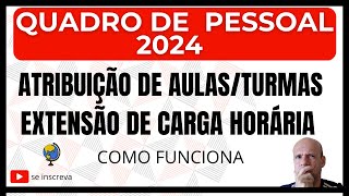 COMO FUNCIONA A ATRIBUIÃ‡ÃƒO DE AULAS E TURMAS E A EXTENSÃƒO DE CARGA HORÃRIA NA REDE ESTADUAL DE MG [upl. by Gebelein]