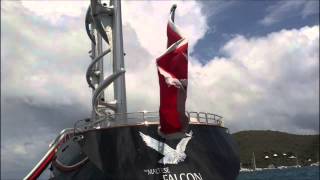 Maltese Falcon Super Yacht in BVI [upl. by Nic]