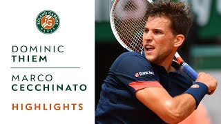 Dominic Thiem vs Marco Cecchinato  SemiFinal Highlights I RolandGarros 2018 [upl. by Chadd130]