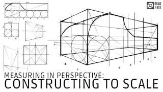 Drawabox  Measuring in Perspective Constructing to Scale [upl. by Eniamirt542]