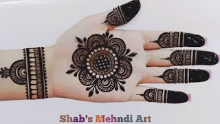 Beautiful Fronthand Mehndi Design Easy Gol Tikki mehndi Design Mehndi Designs for Beginners [upl. by Irama]