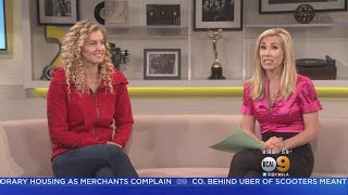 Olympic Snowboarder Lindsey Jacobellis Speaks With KCAL9 [upl. by Aniale39]