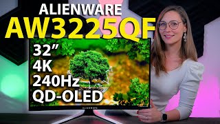 The Ultimate Gaming Monitor  Alienware AW3225QF Review [upl. by Kennet824]