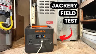 How Long Will The JACKERY EXPLORER 1500 PRO Power My Furnace Lets Find Out [upl. by Aserat]