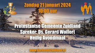 Livestream Eredienst Welkomkerk 21 januari 2024 1000 [upl. by Andrel]