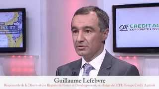 Interview Guillaume Lefebvre Crédit Agricole CIB  Conférence Financement des PME  ETI [upl. by Ahsenauj231]