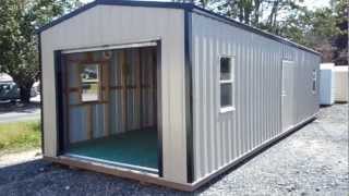 Cool Sheds Large Portable Buildings Explained [upl. by Notsew]