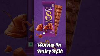 Alert Worms🪱🐛in Dairy Milk Chocolate🍫 shorts crisis chocolate dairymilk [upl. by Abraham]