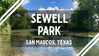 Sewell Park at Texas State University  Walking Around San Marcos Texas [upl. by Haeluj]