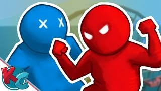 Gang Beasts RED VS BLUE CLAN CLASH [upl. by Bridget1]