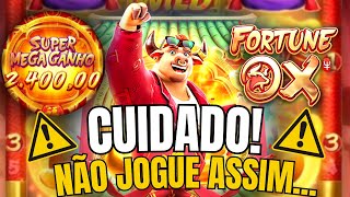 FORTUNE OX Melhor Estrategia  FORTUNE OX JOGUINHO DO TOURO  FORTUNE OX Como Jogar [upl. by Akihsan653]