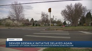 Denver officials seek another delay of sidewalk fees [upl. by Esorbma15]