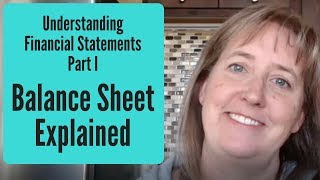 Understanding Financial Statements  Balance Sheet Explained [upl. by Olleina768]