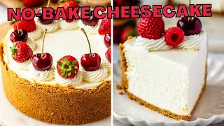 No Bake Cheesecake Recipe [upl. by Ranie]