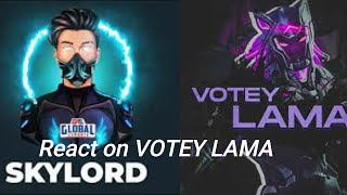 Skylord React On Votey Lama  2b gamer exposed  Full Controversy Explained [upl. by Nuri]