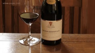 CrozesHermitage Grand Classique 2015 wine review [upl. by Rabelais]