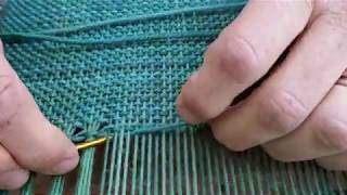 How to do hemstitching in the Rigid Heddle Loom [upl. by Broderic644]