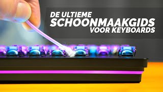 Zo maak je een mechanisch toetsenbord gemakkelijk schoon  Tips amp Tricks [upl. by Hoffarth]