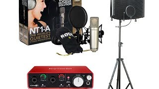 How I SetUp My RODE NT1A with Focusrite Scarlett 2i2 Audio Interface [upl. by Danna]