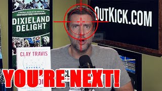 Outkicks Clay Travis receives DEATH THREAT in mail from DERANGED Kamala Harris supporter [upl. by Dickenson]