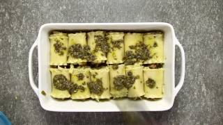 Sausage Pesto Lasagna Rollups [upl. by Anaitsirhc]