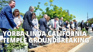 Ground Broken for Yorba Linda California Temple [upl. by Gariepy]