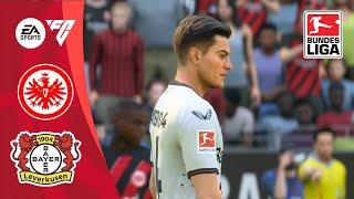 FC 24  EINTRACHT FRANKFURT vs BAYER LEVERKUSEN  BUNDESLIGA PS5 [upl. by Ailemac]