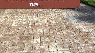 Recolor Restore Renew Stamped Concrete [upl. by Jc]