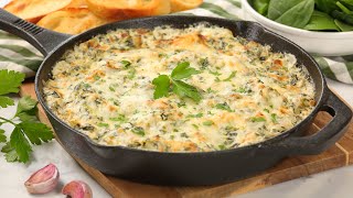 Spinach amp Artichoke Dip  Easy amp Impressive Holiday Appetizer [upl. by Tezil311]