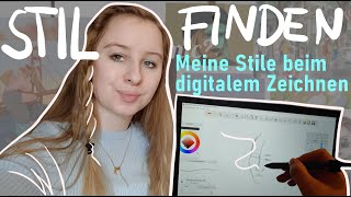 Tipps amp Stilfindung beim digitalen Zeichnen mit Autodesk Sketchbook Meine Stile amp BilderAnfänger [upl. by Annai379]