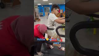 Aditya 🌞hypertonia high muscle tone walking disability love physiotherapy song music afo [upl. by Rolyab313]