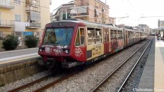 Circumvesuviana trains in Italy August 2016 [upl. by Dong749]