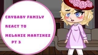 Crybaby Family React to Melanie Martinez  Pt 3  13k SPECIAL [upl. by Medorra]