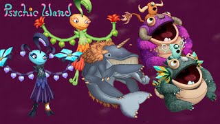 Bowhead Bisonorus and Edamimi  Psychic Island Full Song  My Singing Monsters 411 [upl. by Fanechka]