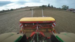 John Deere 6125R  Pottinger Vitasem 302 ADD  Rapeseed planting highlights [upl. by Otir]