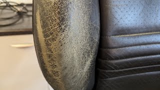 Make worn leather car seats look new [upl. by Otrebtuc739]