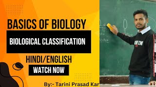 Biological Classification  HINDIENG  NEET  Basics of Biology [upl. by Prunella]