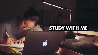 STUDY WITH ME with music  late night study session [upl. by Barling942]