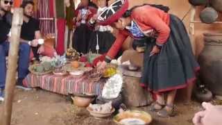 cochineal dyeing in peru [upl. by Annabell]