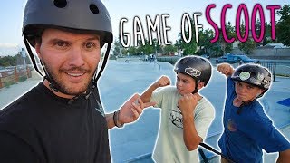 RAYMOND WARNER VS SCOOTER KIDS GAME OF SCOOT [upl. by Aerdnahc]