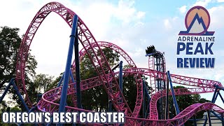 Adrenaline Peak Review Oaks Amusement Park Gerstlauer Eurofighter  Oregons Best Coaster [upl. by Gravante]