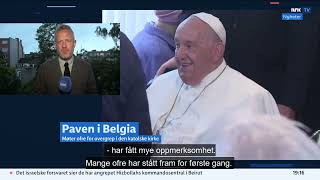 NRK 27924 Pavemakten kritiseres for pedofili Dagsrevyen [upl. by Georg820]