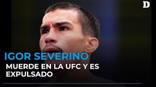 Igor Severino muerde en la UFC y es expulsado  El Diario [upl. by Yssirhc]